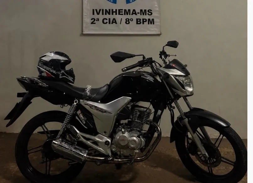 Jovem de 20 anos cai de moto durante fuga da Polícia Militar em Ivinhema;